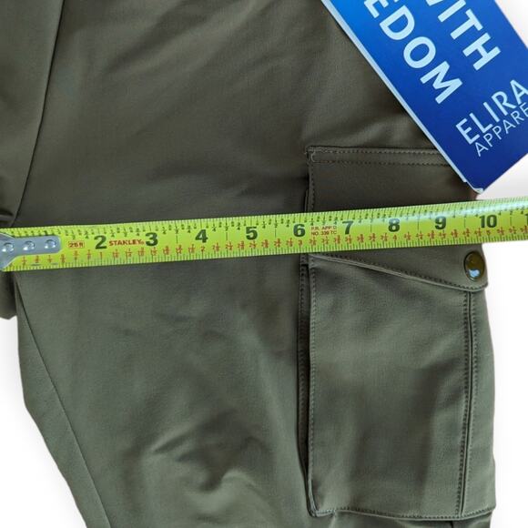 Elira Pants Women's M Adams Cargo Hiking Outdoor PEE With Freedom NWT Olive - Picture 5 of 10